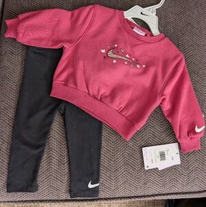 Nike Crewneck And Leggings 12 Months Outfit Toddler Girls